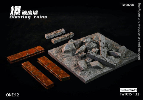 1/12 Display Diorama Blast Ruins B