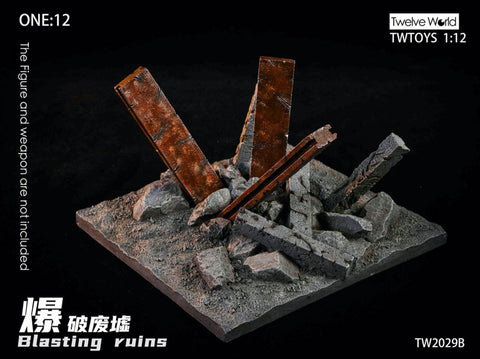 1/12 Display Diorama Blast Ruins B