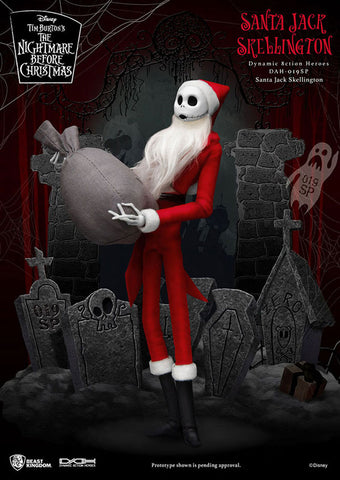 Dynamic Action Heroes The Nightmare Before Christmas Jack Skellington (Santa Edition)