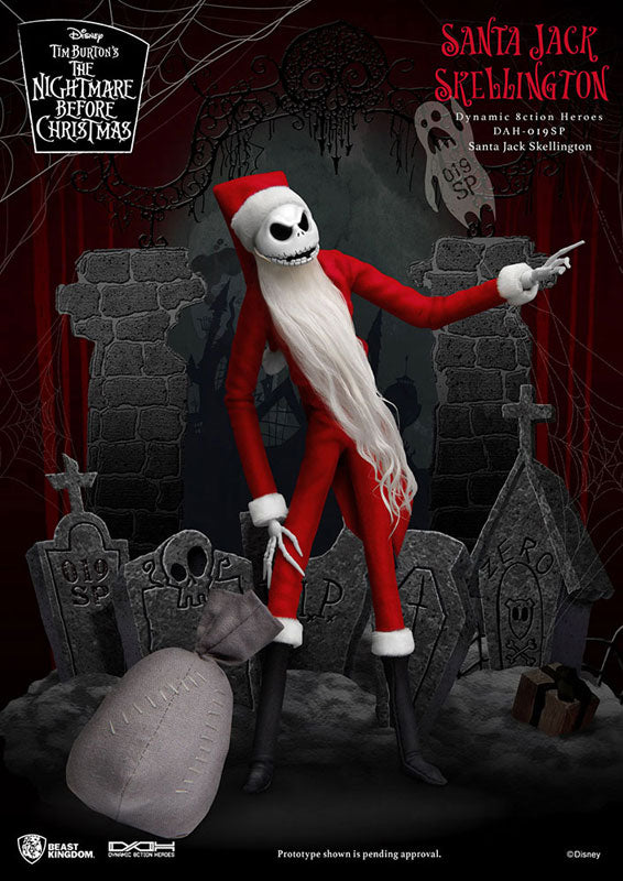 Dynamic Action Heroes The Nightmare Before Christmas Jack Skellington (Santa Edition)