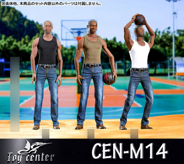 1/6 Tank Top & Jeans Set for Tall Figures A (DOLL ACCESSORY)