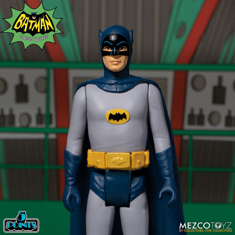 5 Point/ Batman 1966 TV Series / Batcave 3.75Inch Action Figure Box Set