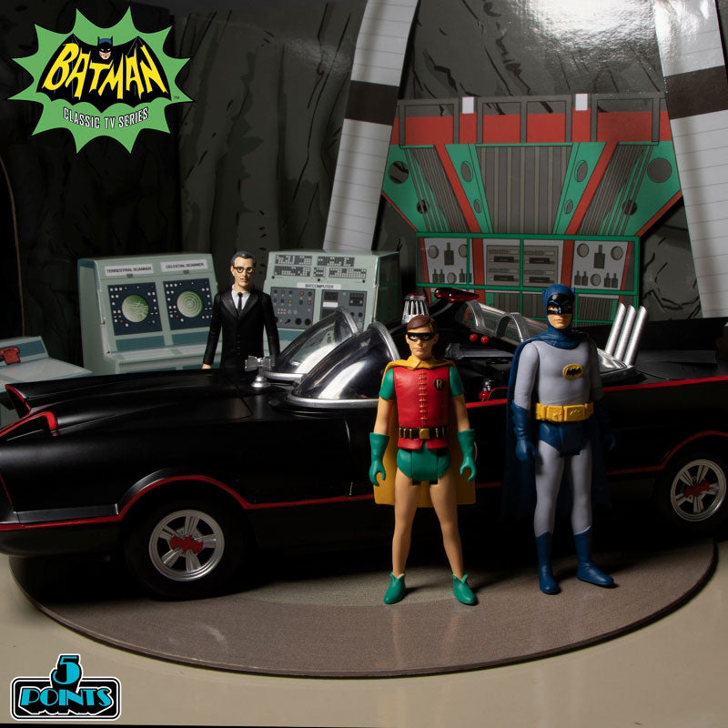 5 Point/ Batman 1966 TV Series / Batcave 3.75Inch Action Figure Box Set