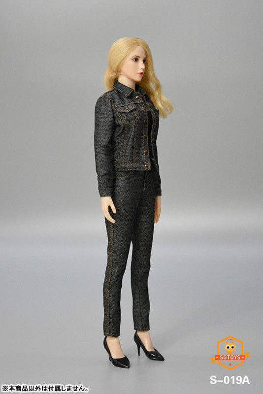 1/6 Ladies' Denim Set Up A (DOLL ACCESSORY)