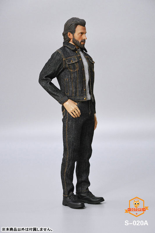 1/6 Men's Denim Set Up A (DOLL ACCESSORY)