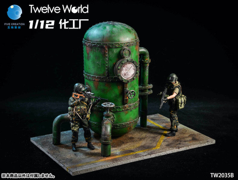 1/12 Abandoned Factory Tank Diorama B