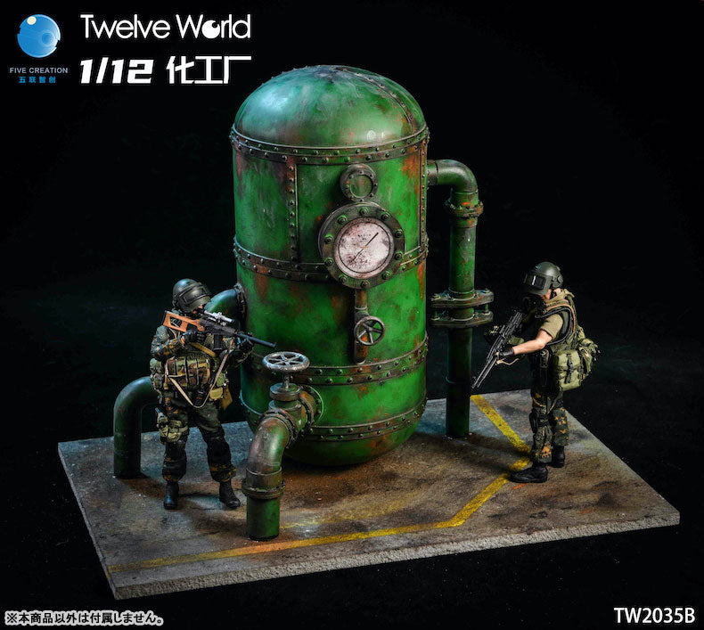 1/12 Abandoned Factory Tank Diorama B