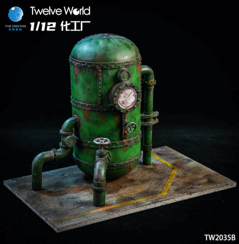 1/12 Abandoned Factory Tank Diorama B