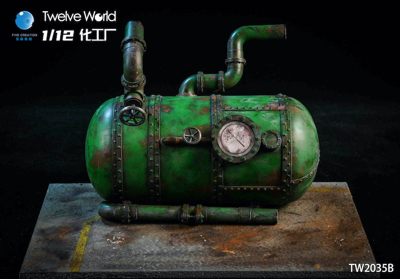 1/12 Abandoned Factory Tank Diorama B