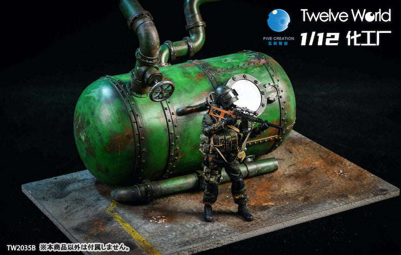 1/12 Abandoned Factory Tank Diorama B