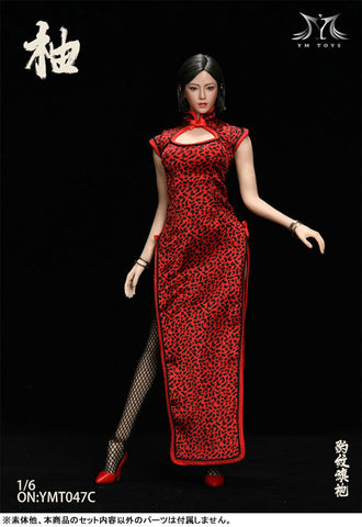 1/6 Leopard Print China Dress & Head Set C