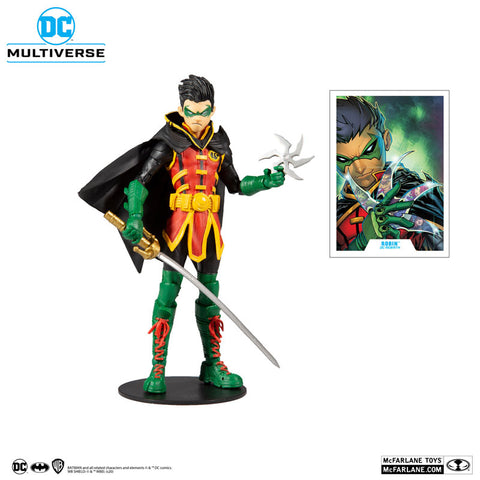 DC Multiverse 7 Inch Action Figure Robin (Damian Wayne) [Comic/Teen Titans]