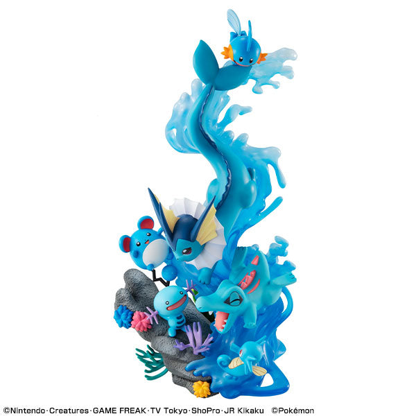 Pocket Monsters - Maril - Mizugorou - Showers - Tattu - Upah - Waninoko - G.E.M. EX - Mizu Type Dive to Blue (MegaHouse)