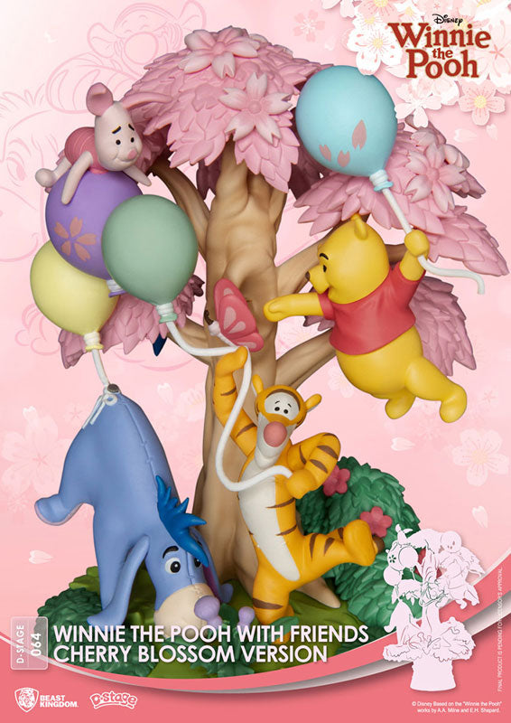 D-Stage #063 "Winnie the Pooh" Pooh and Friends (Cherry Blossom Version)