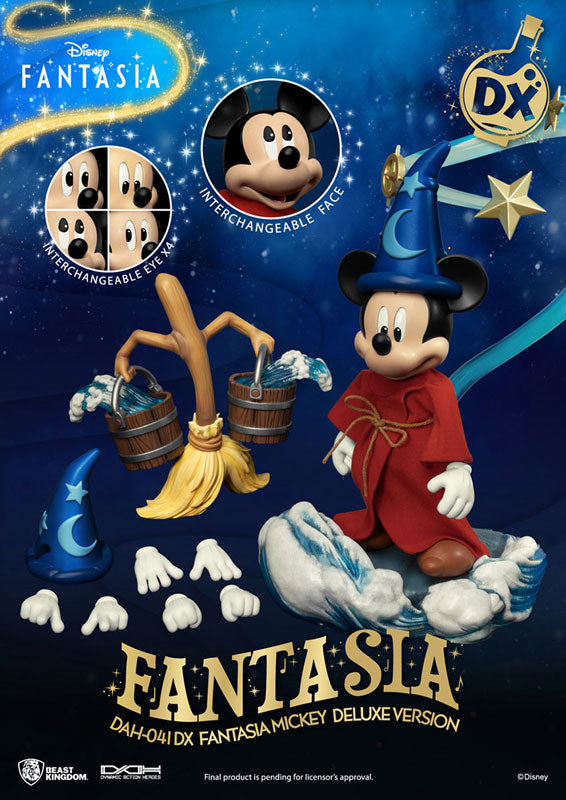 Dynamic Action Heroes] #041DX "Fantasia" Mickey Mouse (Sorcerer's Apprentice/ Deluxe Ver.)