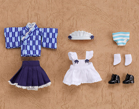 Nendoroid Doll: Outfit Set - Japanese-Style Maid - Blue (Good Smile Company)