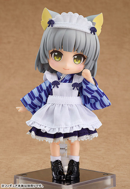 Nendoroid Doll: Outfit Set - Japanese-Style Maid - Blue (Good Smile Company)