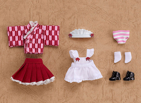 Nendoroid Doll: Outfit Set - Japanese-Style Maid - Pink (Good Smile Company)