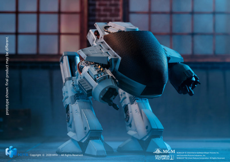 RoboCop 1/18 Action Figure Battle Damage ED-209