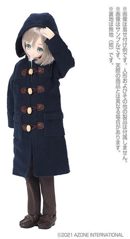 1/6 Pure Neemo Wear PNM Long Double Coat Navy (DOLL ACCESSORY)
