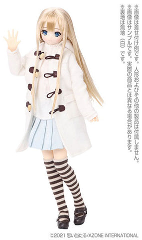 1/6 Pure Neemo Wear PNM Long Double Coat Off-white (DOLL ACCESSORY)