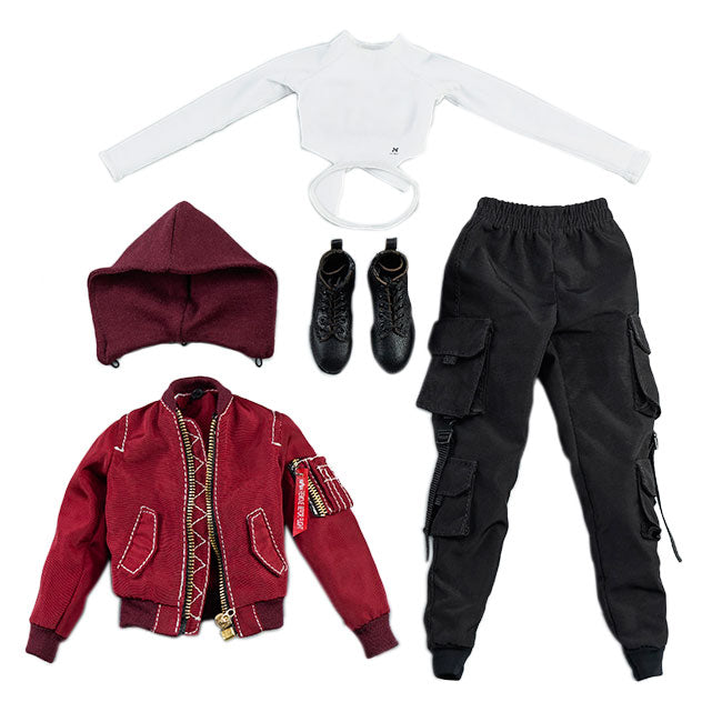 1/6 Female Outfit Trend Casual Set A (DOLL ACCESSORY)