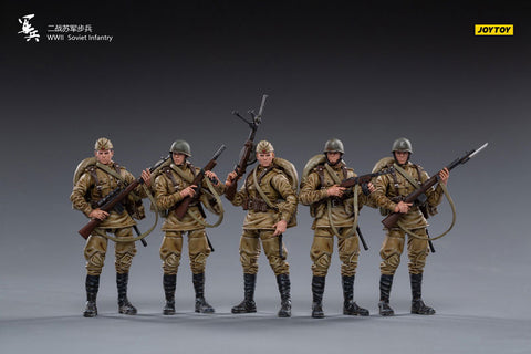 1/18 Soldier WWII Soviet Infantry