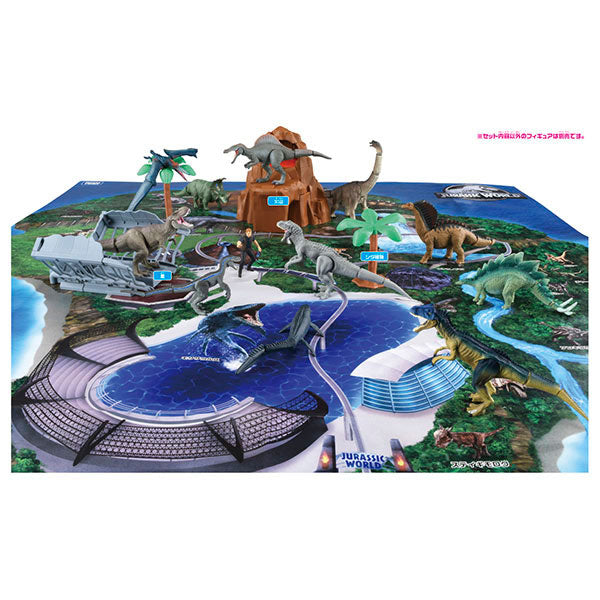 Ania Jurassic World Map of the Great Dinosaur Kingdom