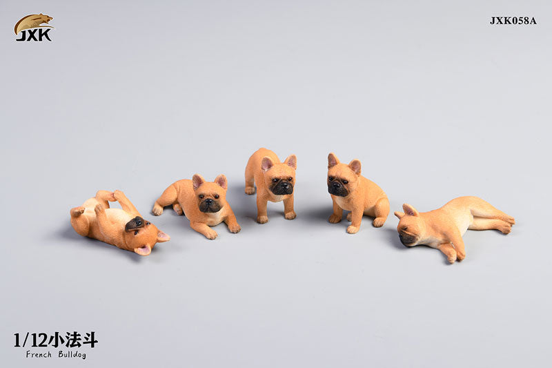 1/12 French Bulldog 5pcs Set A