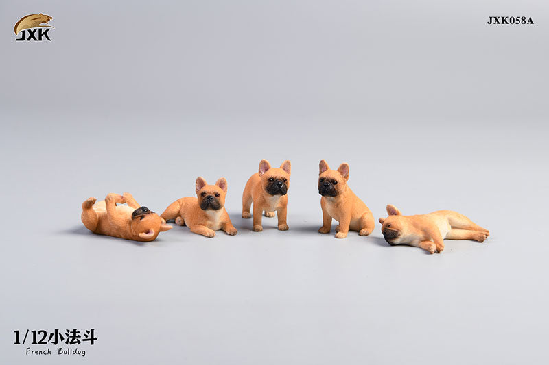 1/12 French Bulldog 5pcs Set A