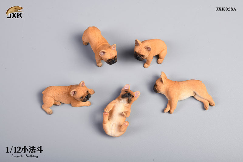 1/12 French Bulldog 5pcs Set A