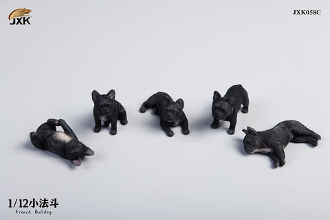 1/12 French Bulldog 5pcs Set C