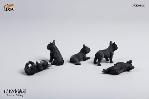 1/12 French Bulldog 5pcs Set C