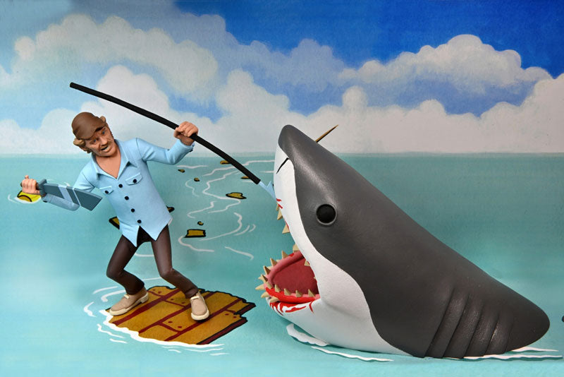Toony Terrors / Stylized 6 Inch Action Figure: JAWS Sam Quint & Bruce 2PK