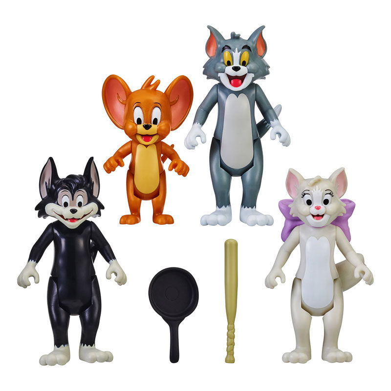 "Tom and Jerry" Moose Toys Action Figure 4Pack Tom and Jerry, and Friends