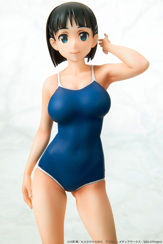 Sword Art Online - Kirigaya Suguha - 1/7 - Navy Swimsuit ver. (Q-six)