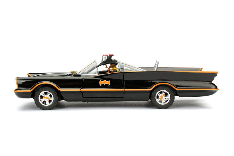 "DC Comics" 1/24 Diecast Vehicle Batmobile & Batman & Robin "Batman 1966 TV Series"