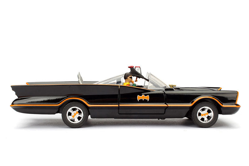 "DC Comics" 1/24 Diecast Vehicle Batmobile & Batman & Robin "Batman 1966 TV Series"