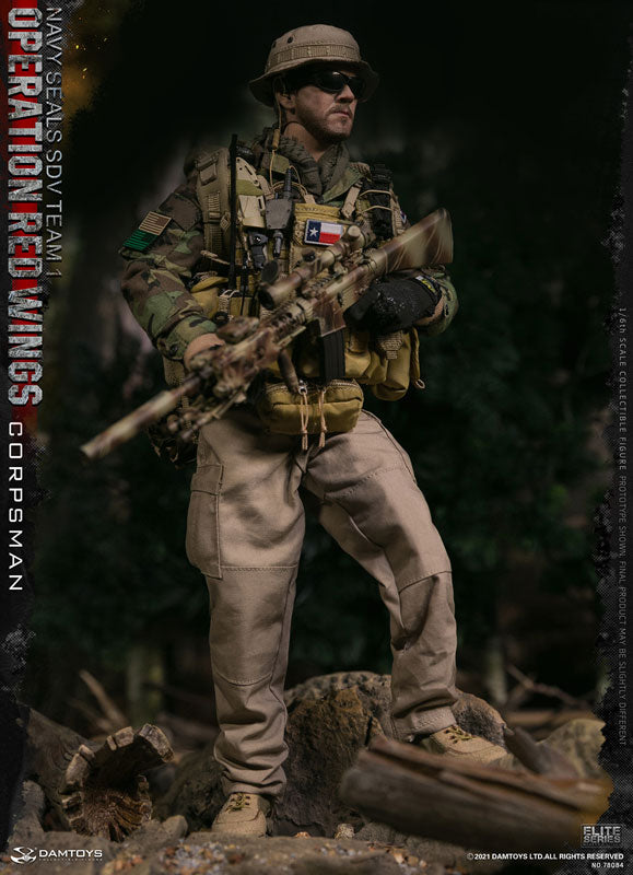 ネイビーシールズ SDVチーム1 - コーマン ”レッド・ウィング作戦” 1/6 Action Figure Navy Seal SDV Team 1 Operation Redwing Corpsman
