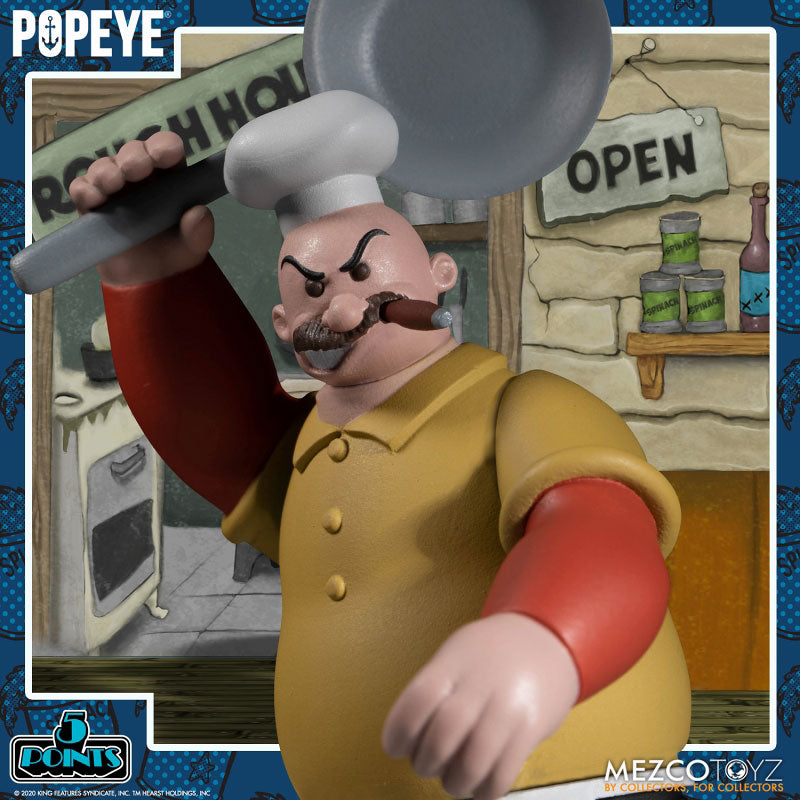 5 Point/ POPEYE: Popeye Cafe Lounge 3.75 Inch Action Figure Box Set