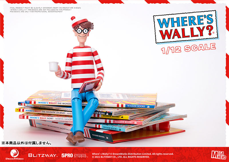 [Bonus] Mega Hero Series / WHERE'S WAXLY?: Wally 1/12 Action Figure
