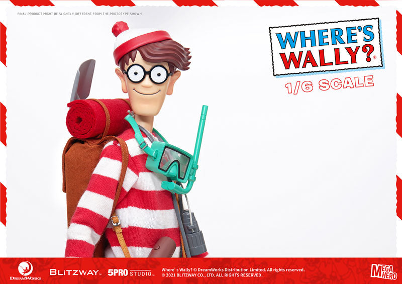 [Bonus] Mega Hero Series / WHERE'S WAXLY?: Wally 1/6 Action Figure