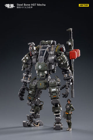 1/25 SOURCE Steel Bone Armor H07 Firepower Mecha Olive Ver.