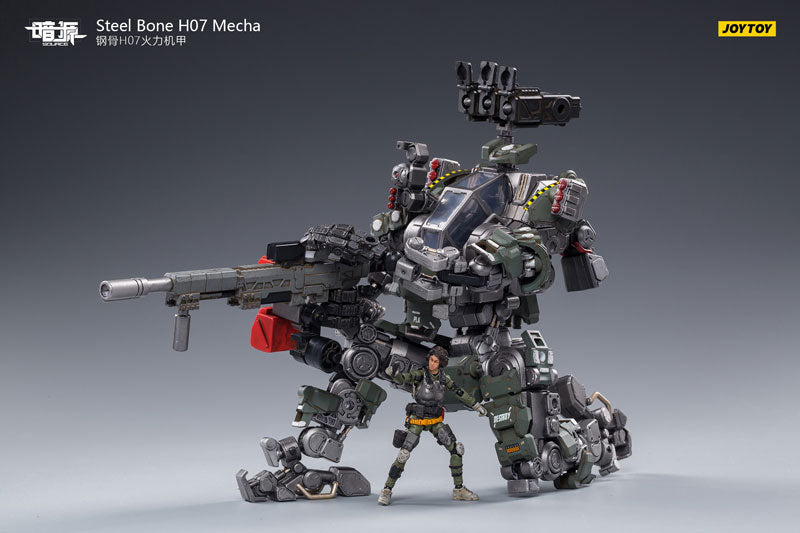 1/25 SOURCE Steel Bone Armor H07 Firepower Mecha Olive Ver.
