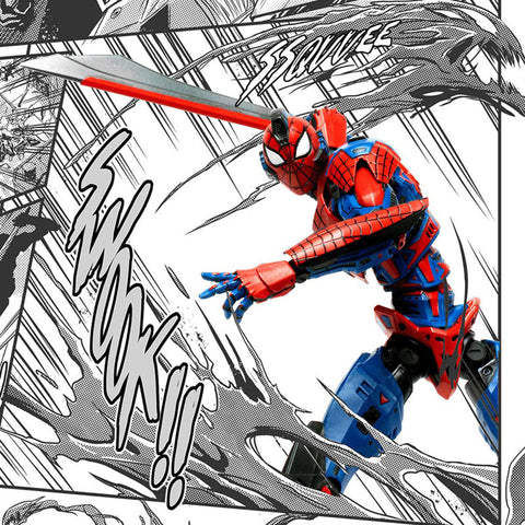 Mondo Mecha "Marvel Comics" Action Figure #01 Spider-Man Mecha