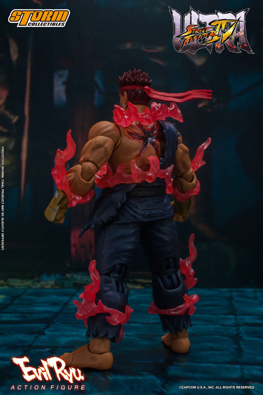 Ultra Street Fighter IV Action Figure Evil Ryu
