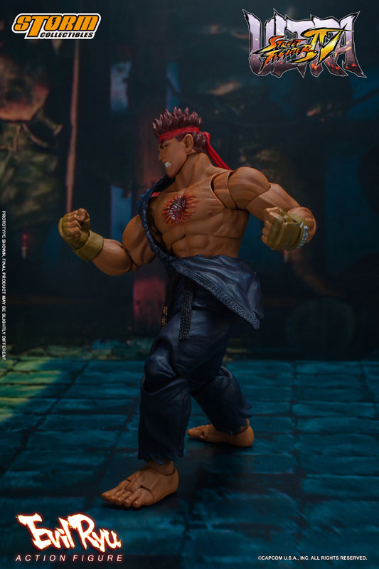 Ultra Street Fighter IV Action Figure Evil Ryu