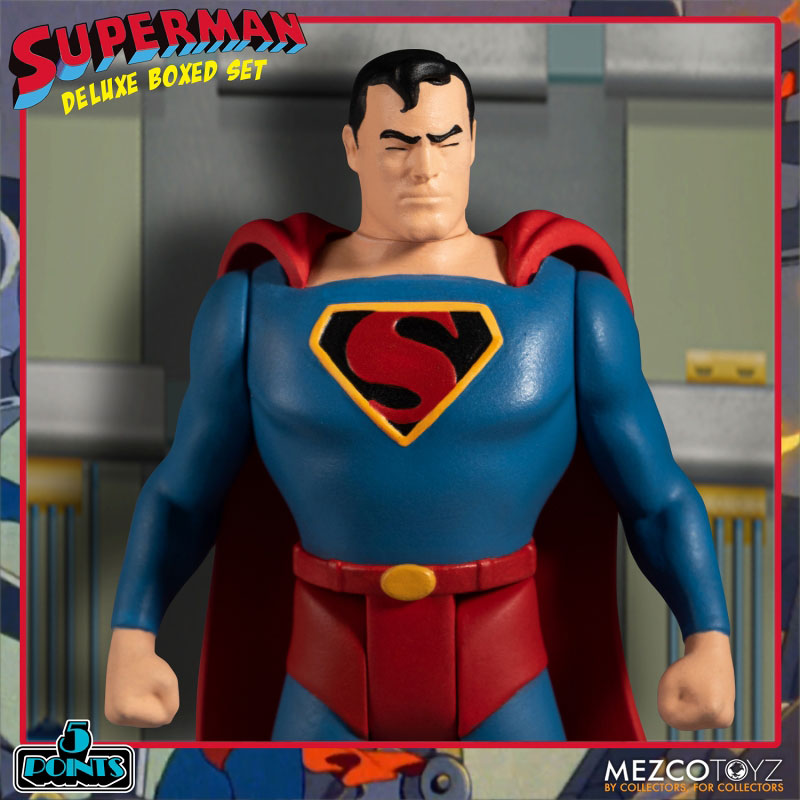 5-Point Superman 1941 Animation The Mechanical Monsters Action Figure Box Set