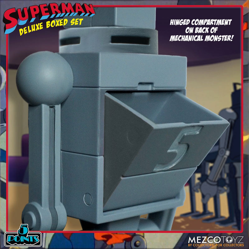 5-Point Superman 1941 Animation The Mechanical Monsters Action Figure Box Set