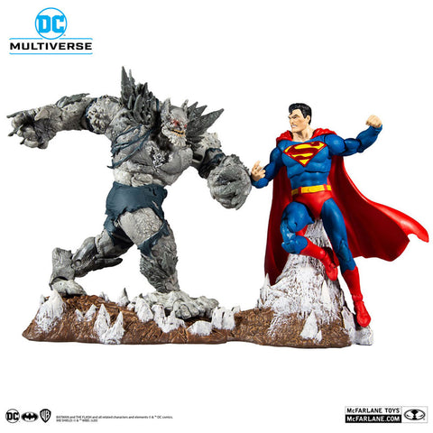 DC Multiverse 7 Inch, Action Figure Superman vs Devastator [Comic/Dark Nights: Metal]